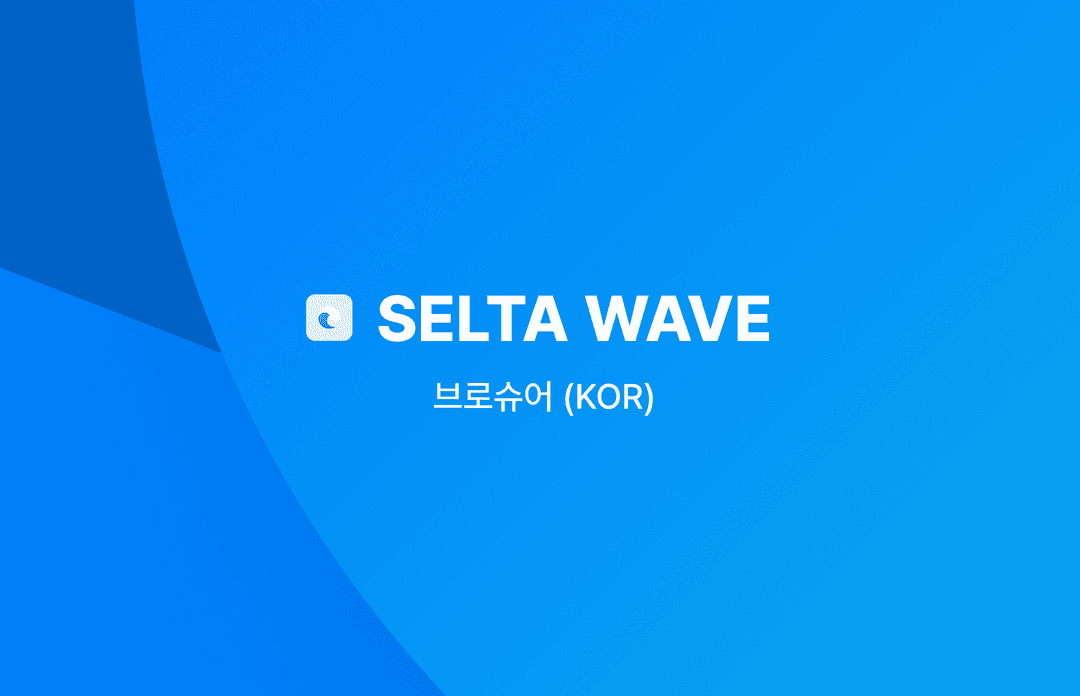 SELTA-WAVE 브로슈어 (KOR)